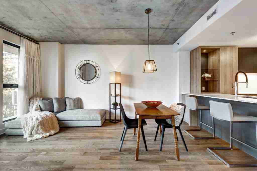 Canadian apartment staged and partially furnished in new buildin Condo Renovation Consultation in Toronto - 8