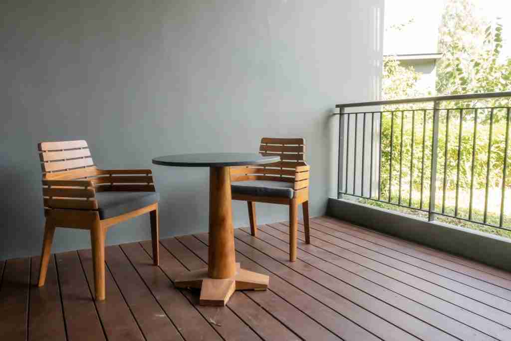 patio deck and chair Condo Balcony and Terrace Renovation in Toronto - 2